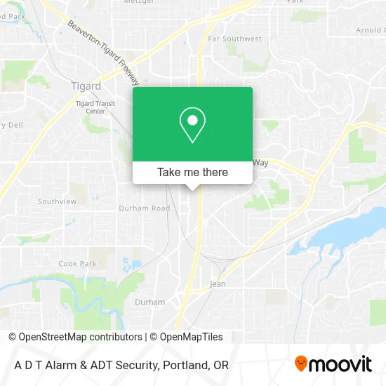 A D T Alarm & ADT Security map