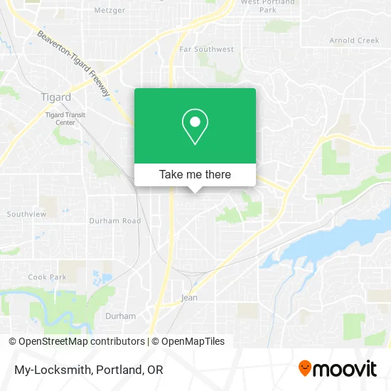 My-Locksmith map