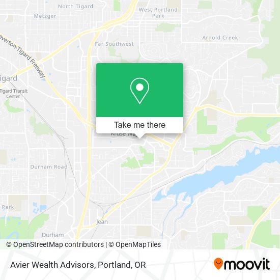 Avier Wealth Advisors map