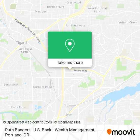Ruth Bangert - U.S. Bank - Wealth Management map