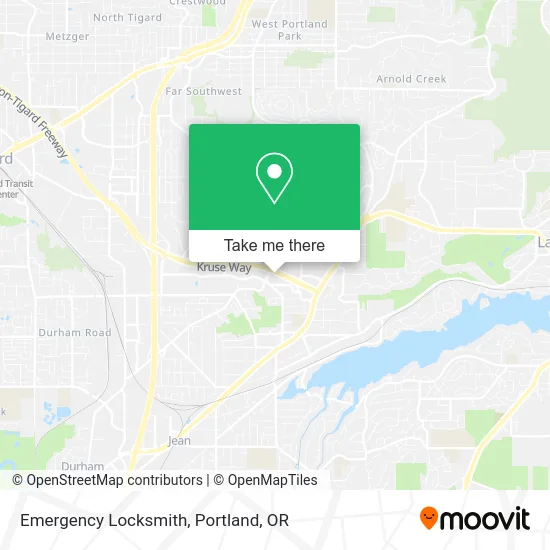 Emergency Locksmith map