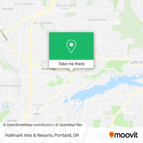 Hallmark Inns & Resorts map