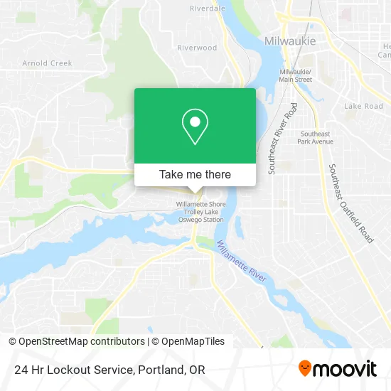 24 Hr Lockout Service map