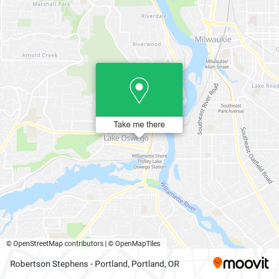 Robertson Stephens - Portland map