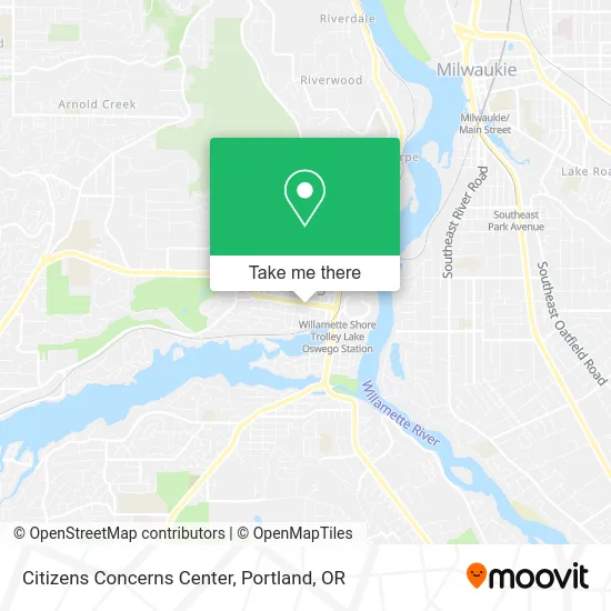 Citizens Concerns Center map