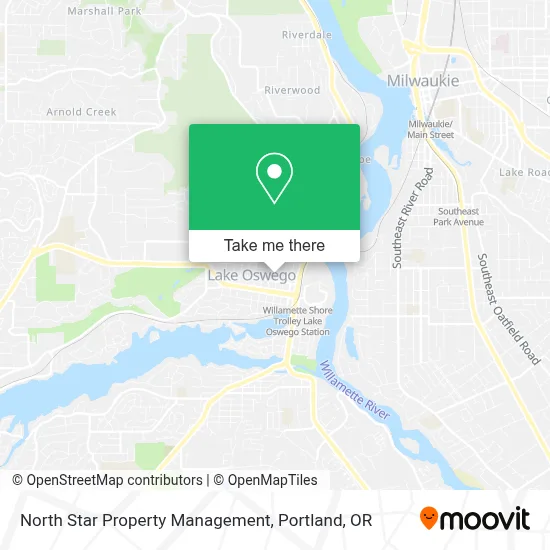 North Star Property Management map