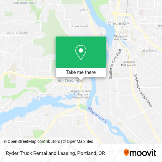 Ryder Truck Rental and Leasing map