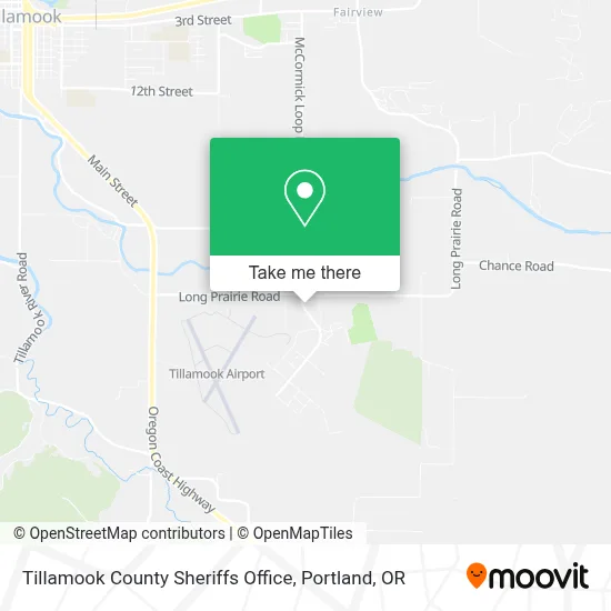 Tillamook County Sheriffs Office map