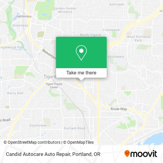 Mapa de Candid Autocare Auto Repair