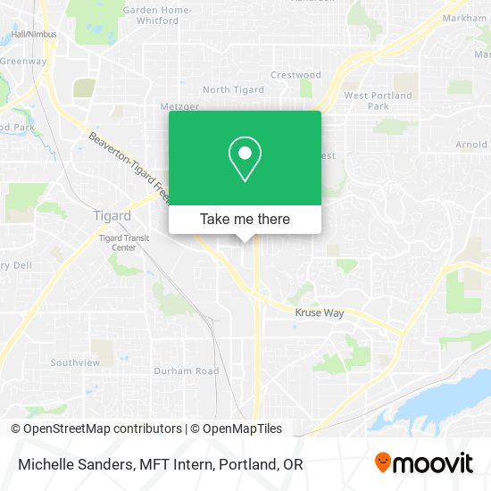 Michelle Sanders, MFT Intern map