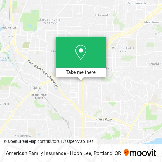 American Family Insurance - Hoon Lee map