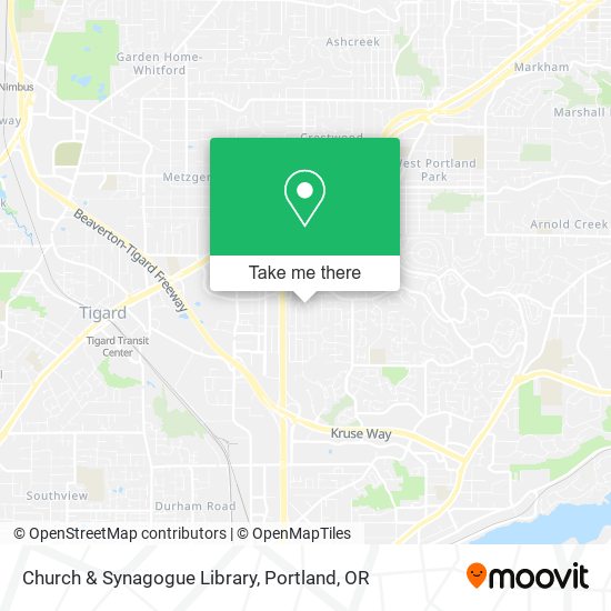 Church & Synagogue Library map