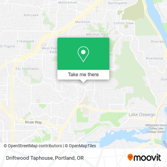 Mapa de Driftwood Taphouse