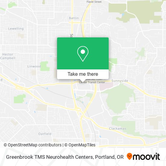 Mapa de Greenbrook TMS Neurohealth Centers