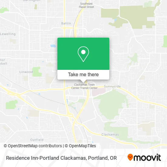 Mapa de Residence Inn-Portland Clackamas