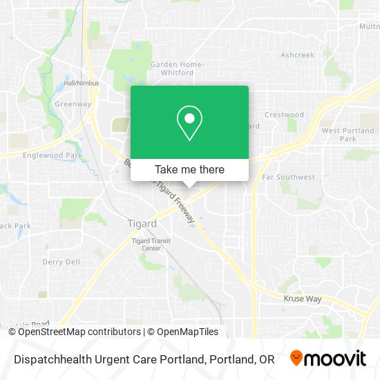 Dispatchhealth Urgent Care Portland map