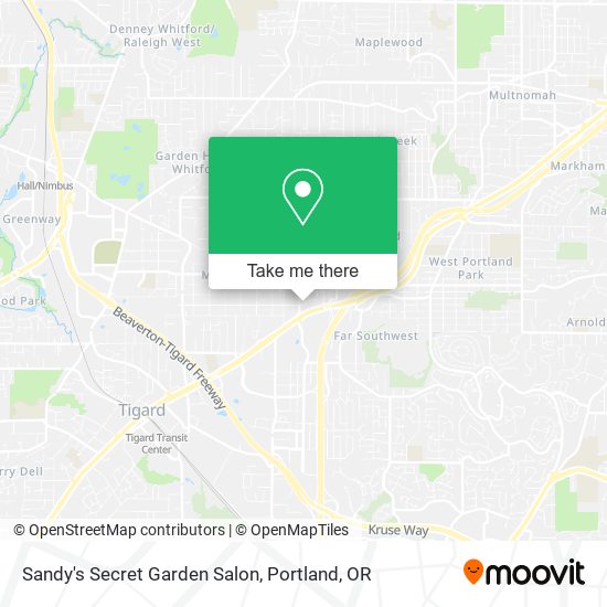 Mapa de Sandy's Secret Garden Salon