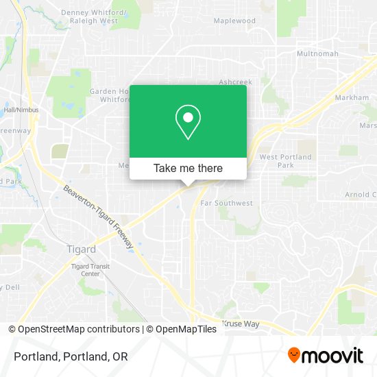 Portland map