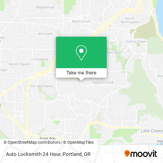Mapa de Auto Locksmith 24 Hour