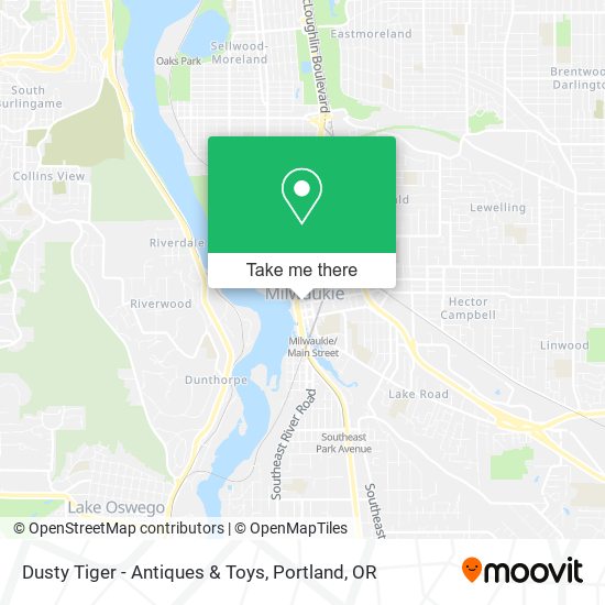 Dusty Tiger - Antiques & Toys map