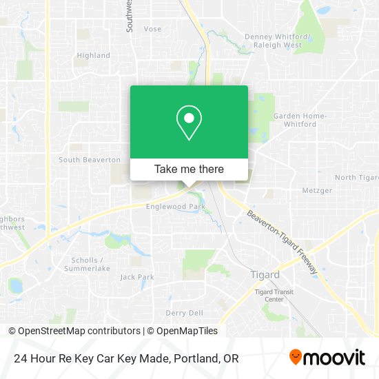 Mapa de 24 Hour Re Key Car Key Made