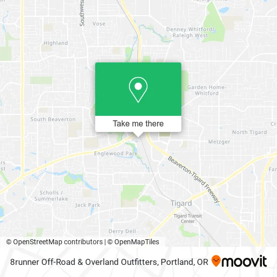 Mapa de 8runner Off-Road & Overland Outfitters