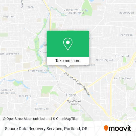 Secure Data Recovery Services map