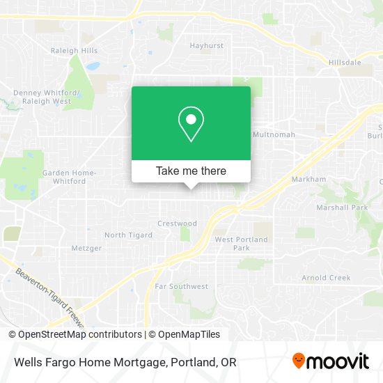 Wells Fargo Home Mortgage map