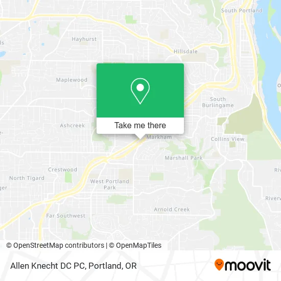 Allen Knecht DC PC map