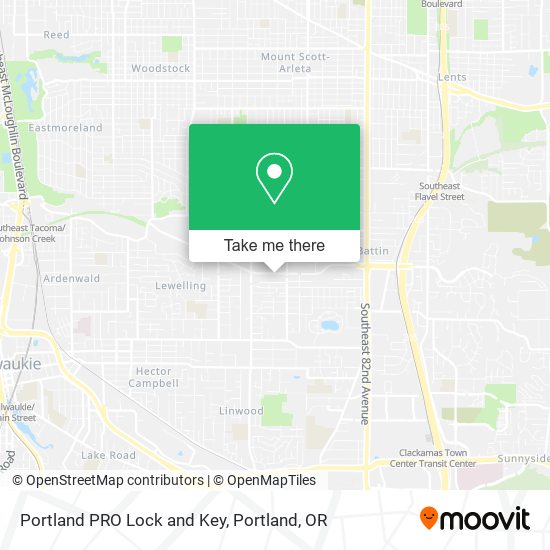 Portland PRO Lock and Key map