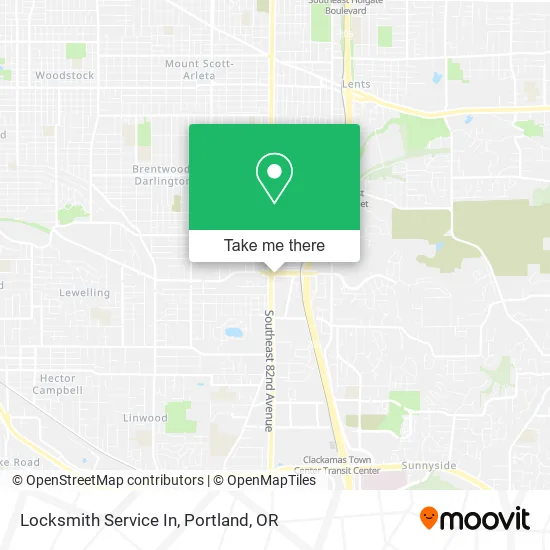 Mapa de Locksmith Service In