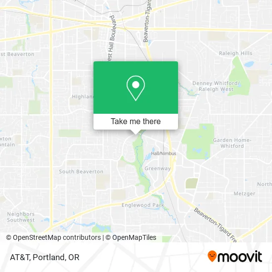Mapa de AT&T