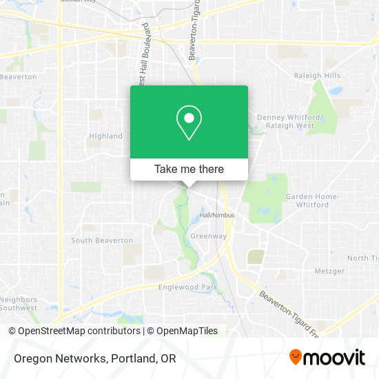 Mapa de Oregon Networks