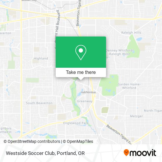 Westside Soccer Club map