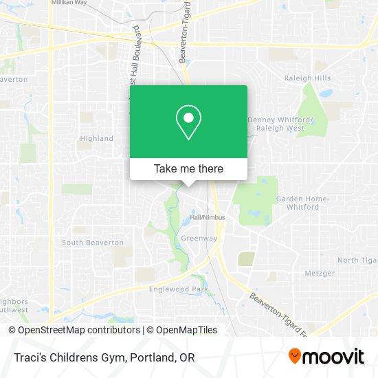 Traci's Childrens Gym map