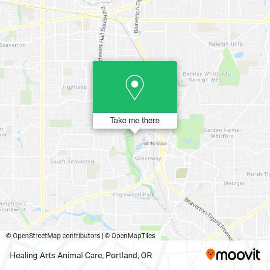 Healing Arts Animal Care map