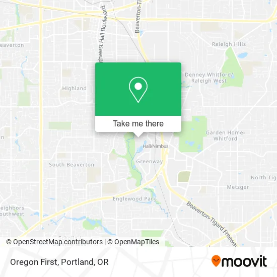 Mapa de Oregon First
