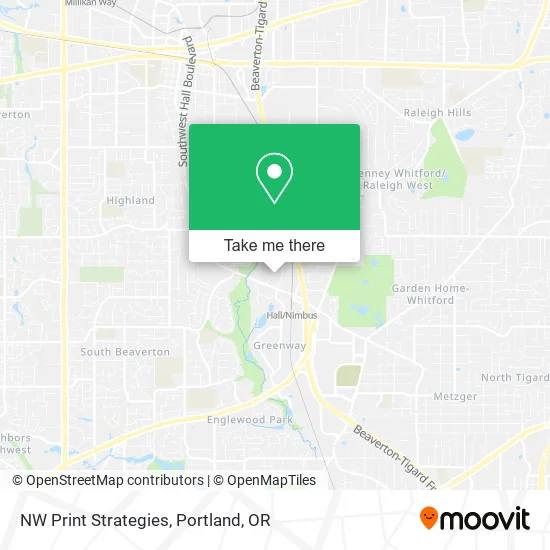 Mapa de NW Print Strategies