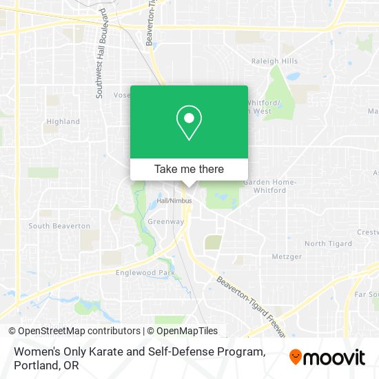 Women's Only Karate and Self-Defense Program map