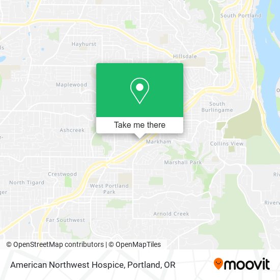American Northwest Hospice map