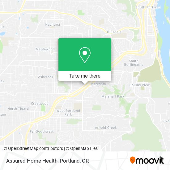 Assured Home Health map