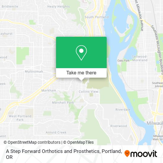 Mapa de A Step Forward Orthotics and Prosthetics