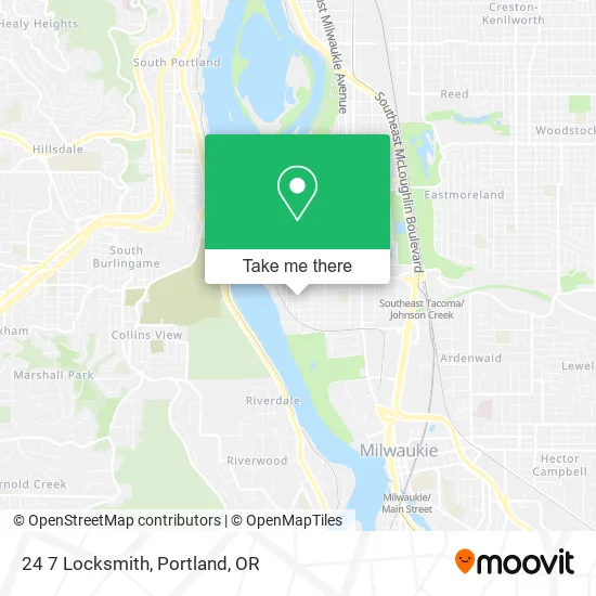 Mapa de 24 7 Locksmith