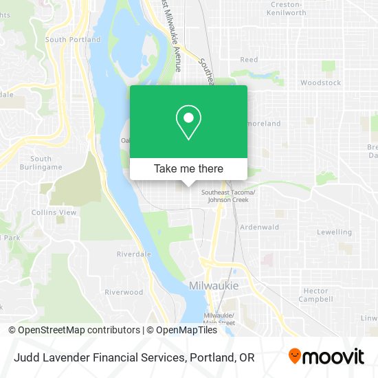 Judd Lavender Financial Services map