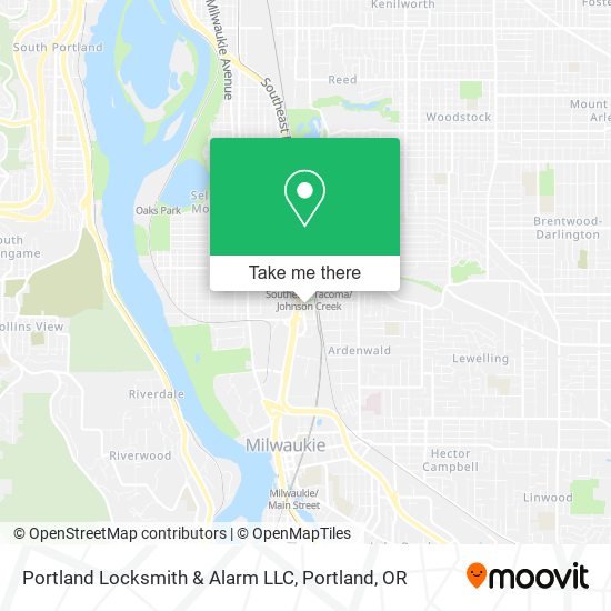 Mapa de Portland Locksmith & Alarm LLC