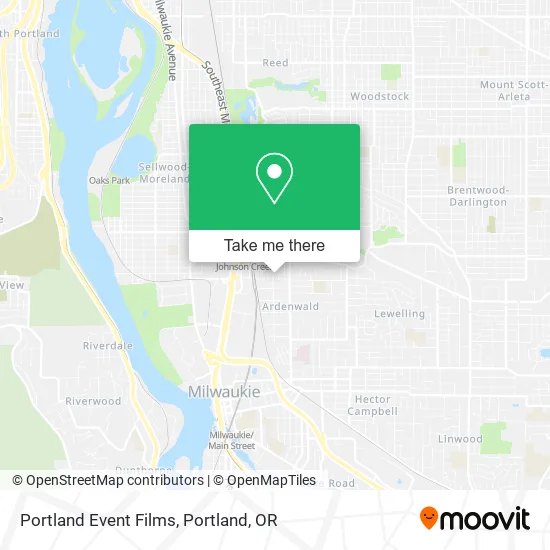 Mapa de Portland Event Films