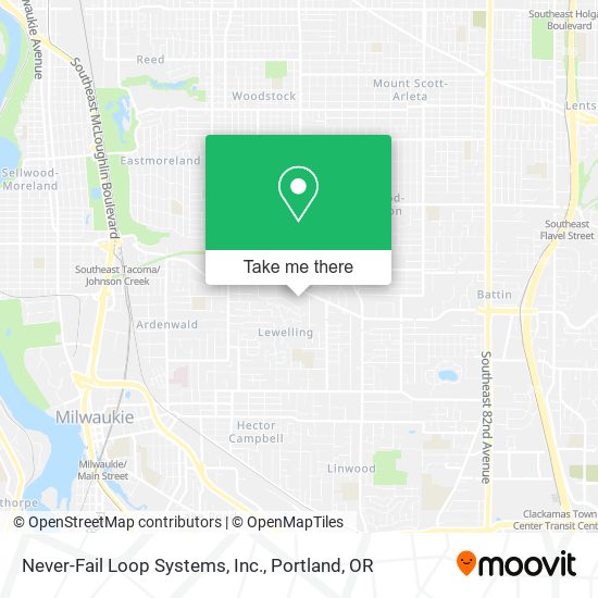 Never-Fail Loop Systems, Inc. map