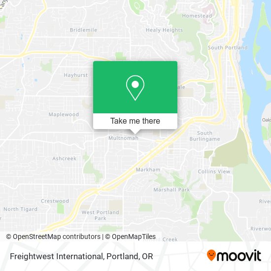 Freightwest International map