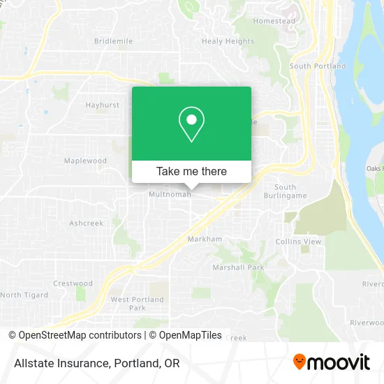 Allstate Insurance map