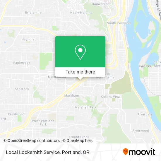Mapa de Local Locksmith Service